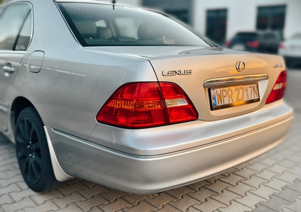 Lexus LS cena 35999 przebieg: 298500, rok produkcji 2001 z Lipiany małe 407